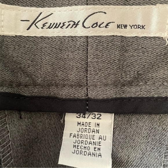 Kenneth Cole - 34W 32L Grey Slacks - Picture 7 of 7